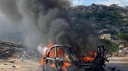 شهيد في قصف "إسرائيل" لمركبة في عيتا الشعب بلبنان
