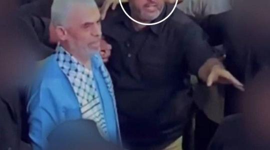 الشهيد يحيى السنوار ومرافقه العمور