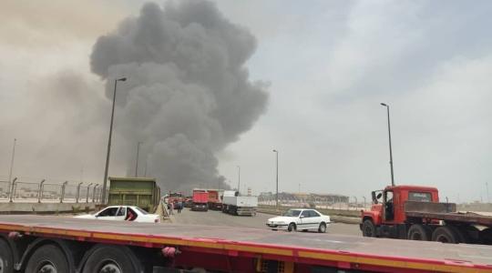 صورة الانفجار في بندر عباس