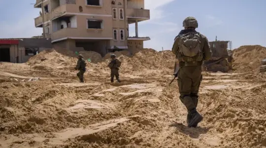 جنود الاحتلال في محور موراج