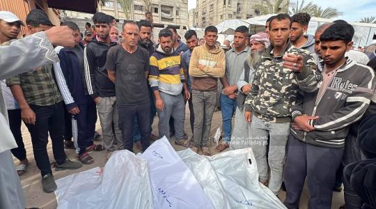 وداع حزين ومبكي لشهداء خانيونس (7)