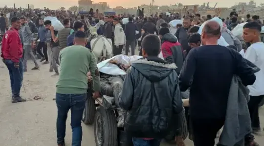مجازر بمراكز المساعدات صورة توضيحية