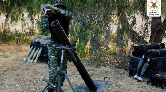 قصف سرايا القدس لقوات الاحتلال بالهاون