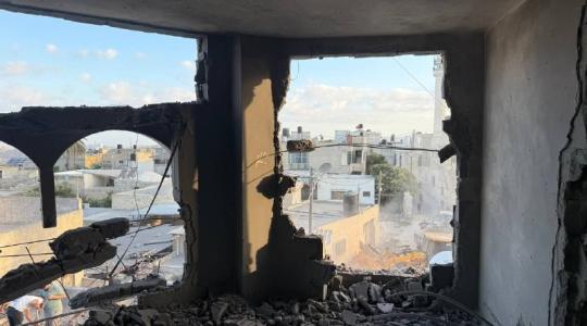 هدم منزل الاسيرين في طواس
