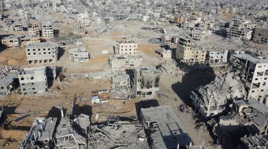 صور جوية تظهر الدمار في مدينة غزة (14)