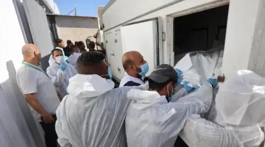 جثامين شهداء في غزة