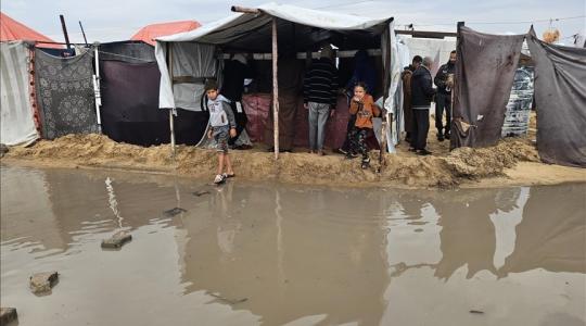 وفاة سيدة نتيجة البرد القارس في غزة