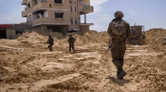 جنود من جيش الاحتلال الاسرائيلي داخل قطاع غزة