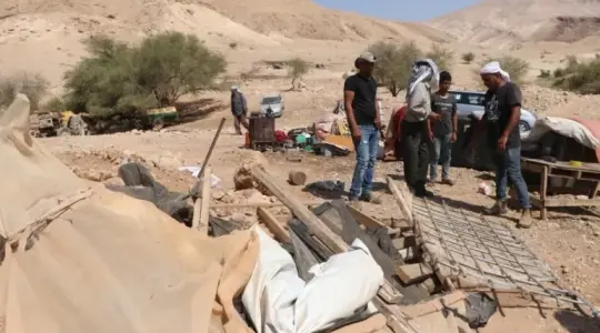 مناطق يسكنها البدو ويسيطر عليها الاحتلال الإسرائيلي