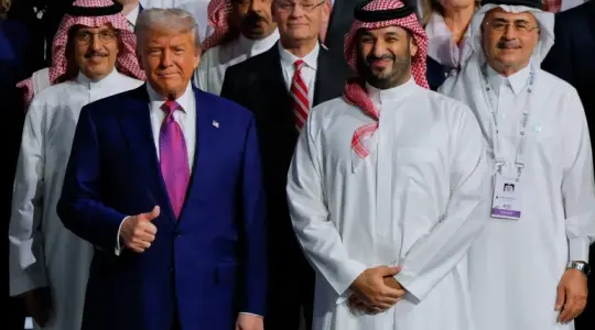 محمد بن سلمان ودونالد ترامب