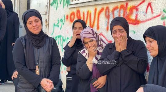 وداع 5 شهداء بينهم ثلاثة أطفال ارتقوا فى قصف صهيونى على مدينة بيت لاهيا (6).jpeg