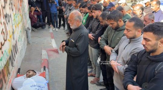 وداع 5 شهداء بينهم ثلاثة أطفال ارتقوا فى قصف صهيونى على مدينة بيت لاهيا (12).jpeg