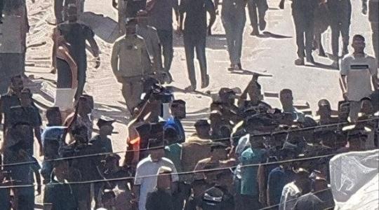 اصابات قرب منتزة البلدية