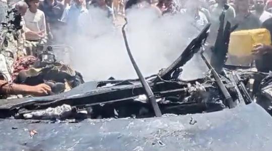 شهداء في غارة اسرائيلية على دير البلح