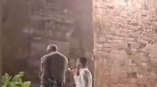 نفخ البوق داخل الاقصى