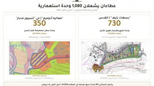 عطاءات في القدس