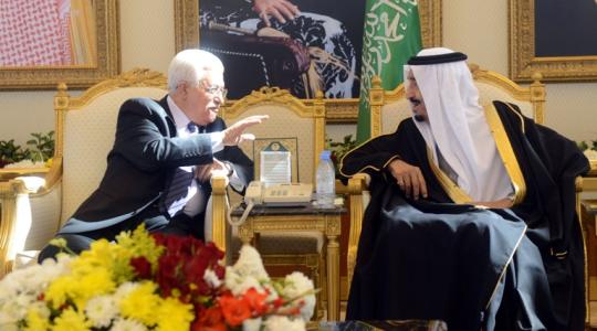 الملك السعودي يلتقي الرئيس عباس في العاصمة السعودية