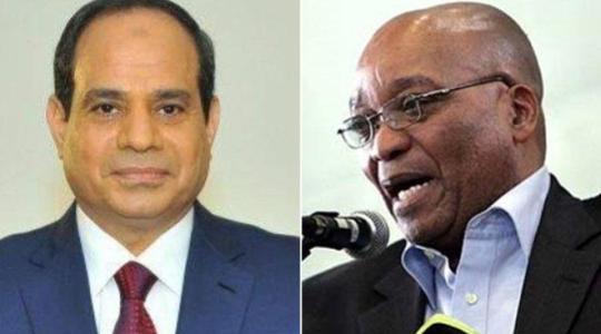 زوما والسيسي