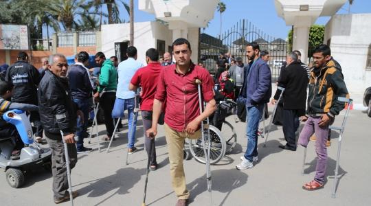 الجريح عبدالله ابو هربيد (25 عاماً)