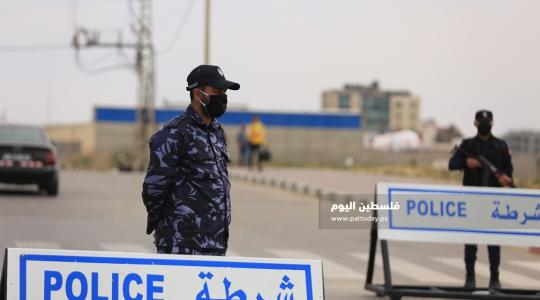 شرطة غزة  حواجز شرطة (5).JPG