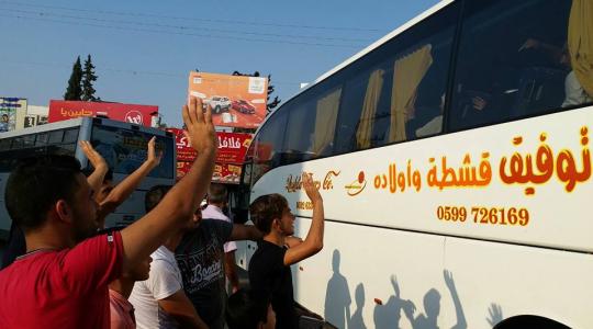 حجاج قطاع غزة يغادرون إلى الديار الحجازية