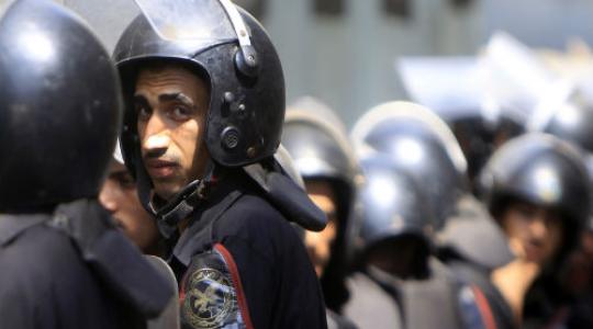 تظاهرة للشرطة المصرية