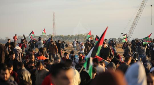  مسيرة العودة حدود غزة
