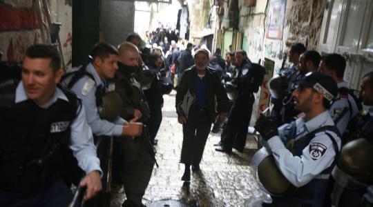 شرطة الاحتلال الإسرائيلي في أنحاء القدس المحتلة