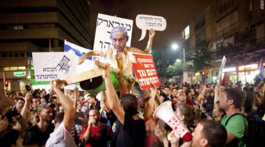 مظاهرات ضد نتنياهو