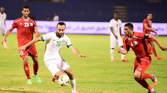 لقاء الذهاب بين السعودية وفلسطين