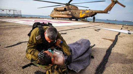 اصابة جندي إسرائيلي (ارشيف)