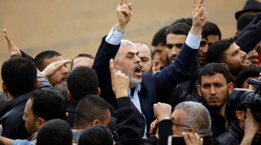رئيس حركة حماس في غزة يحيى السنوار