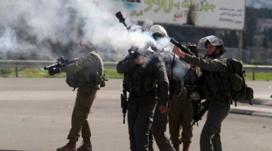 قوات الاحتلال تقمع مسيرة في بيت لحم