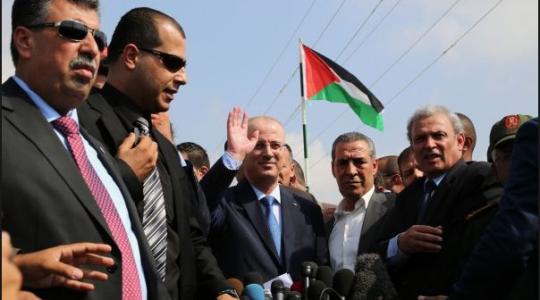 حكومة التوافق خلال زيارة سابقة لقطاع غزة