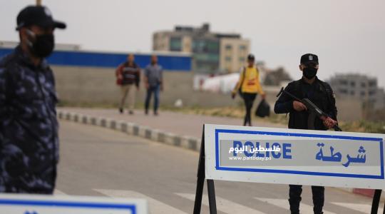 شرطة غزة  حواجز شرطة (6).JPG