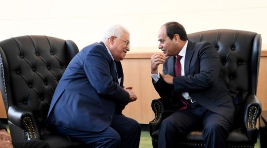 الرئيس عباس والرئيس السيسي