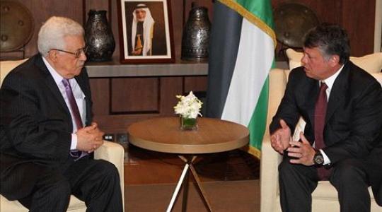 لقاء بين الملك عبد الله والرئيس محمود عباس