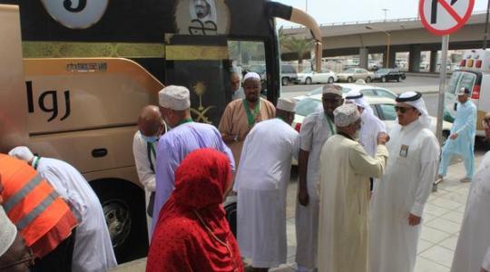 وصول الحجاج للمدينة المنورة