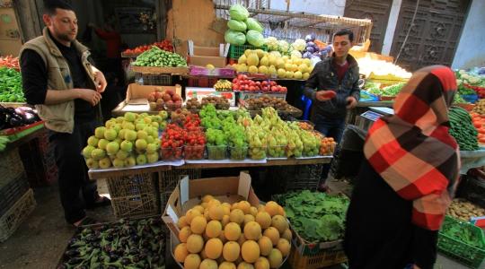 أسعار الخضروات ترتفع في غزة