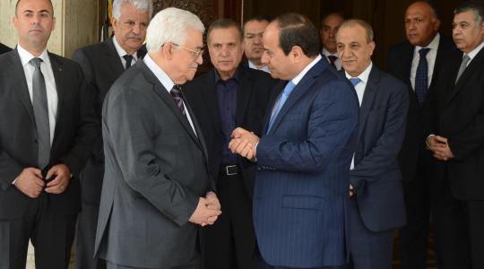 الرئيس الفلسطيني والمصري