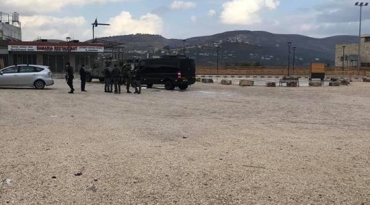 قوات الاحتلال تغلق الموقع الأثري أمام المواطنين في نابلس