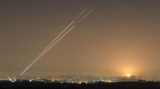 صواريخ المقاومة الفلسطينية في قطاع غزة