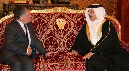 الملك الأردني عبد الله الثاني يلتقي نظيره ملك البحرين حمد بن عيسى آل خليفة