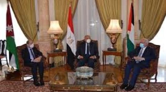 وزراء خارجية الاردن والسلطة ومصر