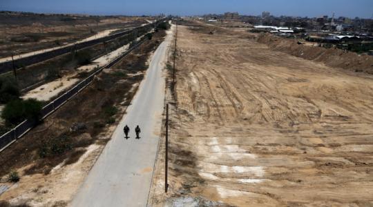 الشريط الحدودي بين غزة ومصر
