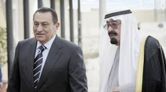 مبارك والملك عبد الله