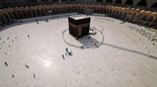 اخلاء صحن الطواف في مكة المكرمة