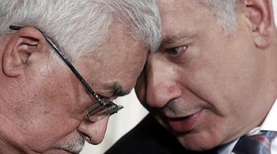 الرئيس محمود عباس ورئيس وزراء الاحتلال بنيامين نتنياهو
