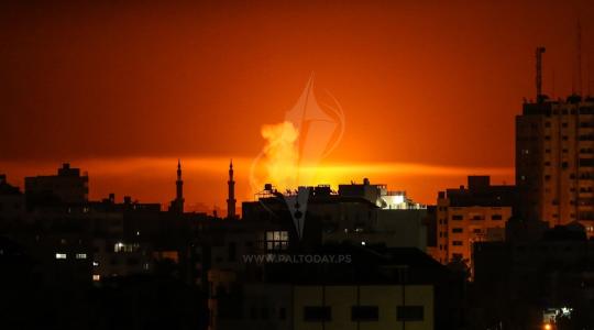 غارات على غزة