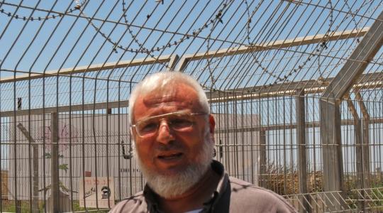 د. عزيز دويك عقب الافراج عنه من سجون الاحتلال الإسرائيلي